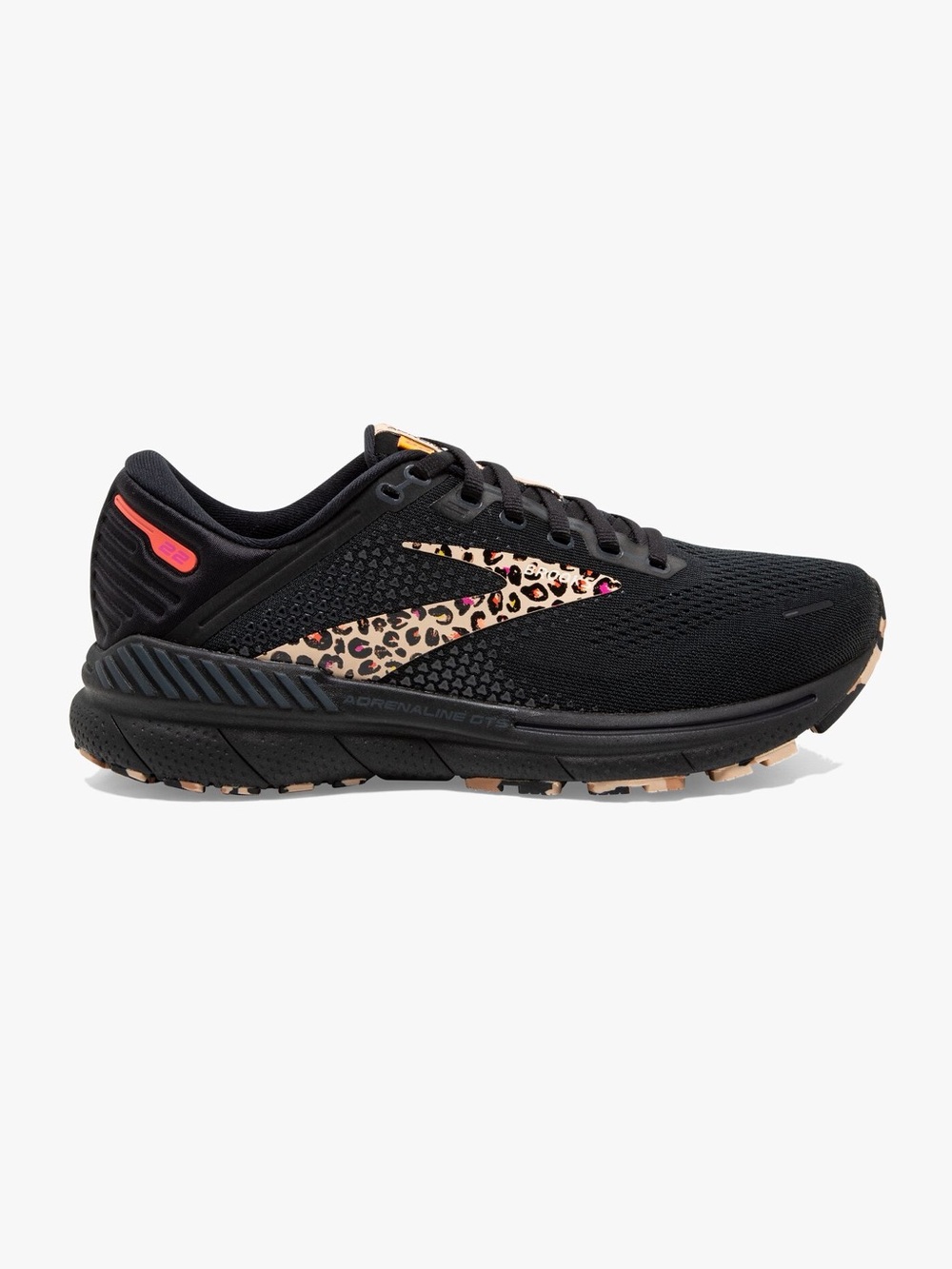 Brooks Adrenaline GTS 22 Black Leopard-Accent